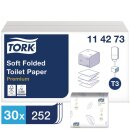 Tork Großverpackung Toilettenpapier weiß (30...
