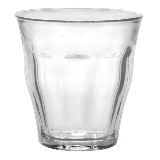 Duralex Tumbler Picardie 6 Stück - Gläserspülmaschinengeeignet, 25cl