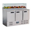 Polar G-Serie 3-türige Pizzakühltheke mit...