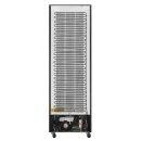 Polar Glastürkühlschrank mit 368 Liter - mit 4 Rollen, schwarz, 230 V