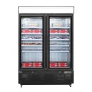 Polar G-Serie Gefrierschrank mit Sichtfenster 920Ltr Schwarz