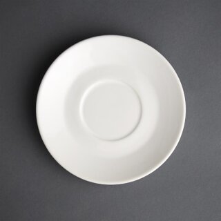 Olympia Cafe Untertassen weiß 15,8cm (12 Stück)