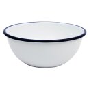 Olympia emaillierte Dessertschalen weiß-blau 6cm (6...