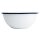 Olympia emaillierte Dessertschalen weiß-blau 6cm (6 Stück)