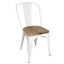 Bolero Bistro-Beistellstühle mit Sitz aus Holz,...