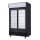 Polar G-Serie Kühlvitrine mit mit Schiebetüren und Leuchtkasten 950Ltr Schwarz