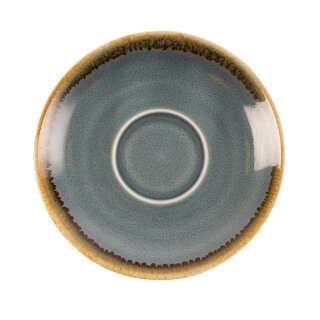 Olympia Kiln Untertassen Ozean 11,5cm  (6 Stück)