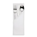 Mitre Luxury Satin Band Servietten weiß 55cm