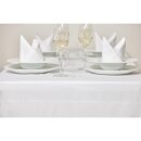 Mitre Luxury Satin Band Servietten weiß 55cm