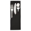 Mitre Essentials Occasions Servietten schwarz 51cm