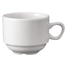Churchill Whiteware Nova stapelbare Teetassen 21,3cl (24...