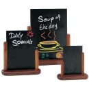 Securit Tischtafel Mahagoni A5