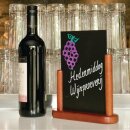 Securit Tischtafel Mahagoni A5