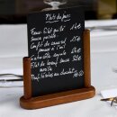 Securit Tischtafel Mahagoni A5