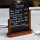 Securit Tischtafel Mahagoni A5