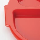 Olympia Kristallon Menütabletts rot 37,5 x 27,8cm (10 Stück)
