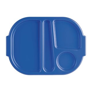Olympia Kristallon Menütabletts blau 37,5 x 27,8cm (10 Stück)