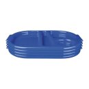 Olympia Kristallon Menütabletts blau 37,5 x 27,8cm (10 Stück)