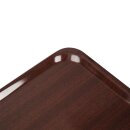 Cambro Capri laminiertes Serviertablett Mahagoni 46x36cm