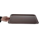 Cambro Capri laminiertes Serviertablett Mahagoni 46x36cm
