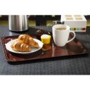 Cambro Capri laminiertes Serviertablett Mahagoni 46x36cm