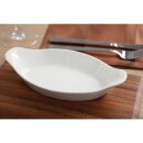 Olympia Whiteware ovale Gratinschalen weiß 20,4 x 11,5cm (6 Stück)