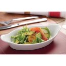 Olympia Whiteware ovale Gratinschalen weiß 20,4 x 11,5cm (6 Stück)