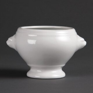 Olympia Whiteware Suppenschüsseln Löwenkopf 47,5cl (6 Stück)