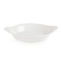Olympia Whiteware runde Gratinschalen weiß 15,6 x 12,6cm (6 Stück)
