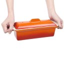 Vogue Terrinenform aus Gusseisen orange 1,3L
