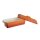 Vogue Terrinenform aus Gusseisen orange 1,3L