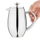 Olympia gerundete isolierte French Press Edelstahl 35cl