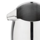 Olympia gerundete isolierte French Press Edelstahl 35cl