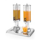 Buffet Saftspender HENDI 6L – Edelstahl/PC mit Tropfschale & Kühlung