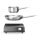 Hendi Induktionskocher-Set mit Stielkasserolle Ø160mm und Bratpfanne Ø280mm