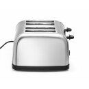 Hendi Toaster mit 4 Schlitze und 7 Bräunungsstufen...