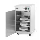 Hendi Tellerwärmeschrank 72Stück Ø240mm / 40StückØ330mm mit 4 Rollen und 400W