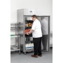 Polar Edelstahlkühlschrank 490 Liter 1 Türe