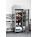 Polar Edelstahlkühlschrank 490 Liter 1 Türe