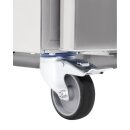 Polar Edelstahlkühlschrank 490 Liter 1 Türe