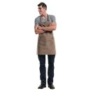 Chaud Devant Latzschürze brauner Denim