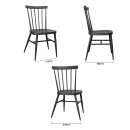 Bolero Windsor Aluminium-Stühle, Schwarz, 4 Stück
