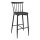 Bolero Windsor Hochhocker aus Aluminium in Schwarz (2er-Pack)