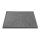 Bolero Black Brushed Mix Outdoor-Tischplatte aus gehärtetem Glas, quadratisch, graue Zierleiste, 700 mm