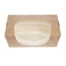 Colpac Zest Kompostierbare Salatboxen mit Sichtfenster 825ml