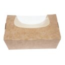 Colpac Zest Kompostierbare Salatboxen mit Sichtfenster 825ml