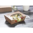 Colpac Zest Kompostierbare Salatboxen mit Sichtfenster 825ml