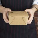 Fiesta Compostable Food Box zum Mitnehmen - 600ml (Packung 400)