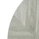 Bolero, vorgebohrte runde Tischplatte im Chevron-Design, 600 mm