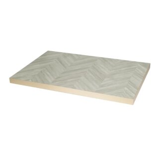 Bolero rechteckige Tischplatte im Chevron-Design, 1100 mm x 700 mm
